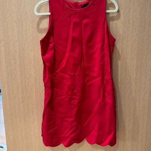 Red scallop dress from Aqua